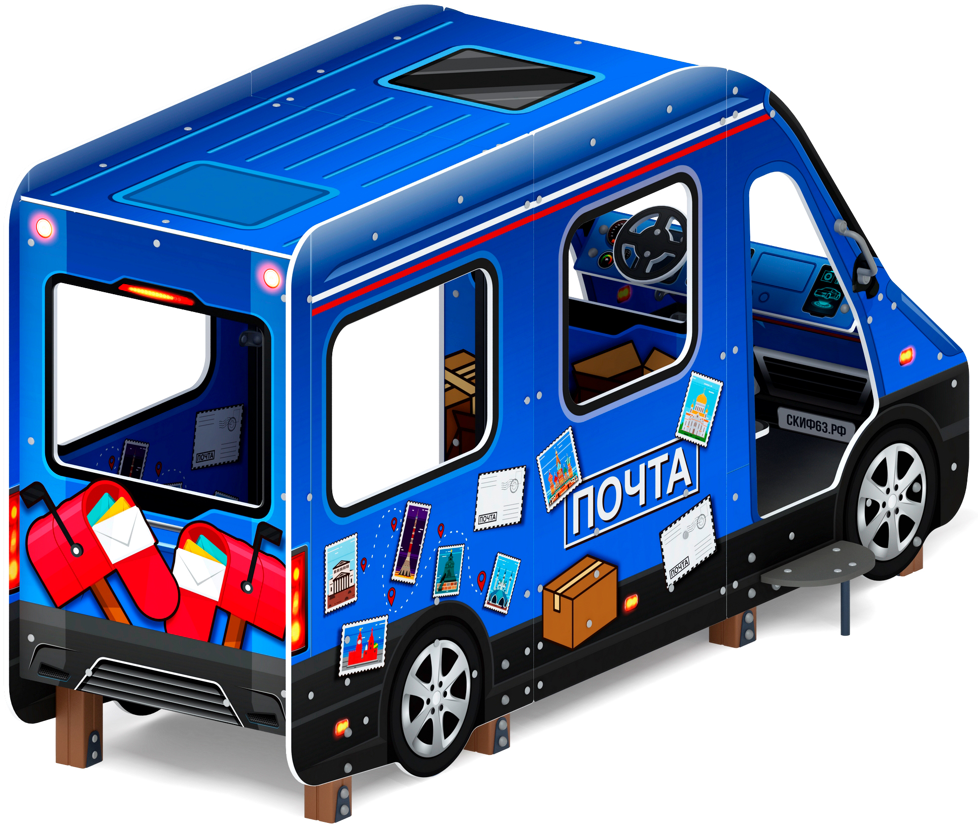 Беседка Автобус (Почта) МФ 10.03.13-03