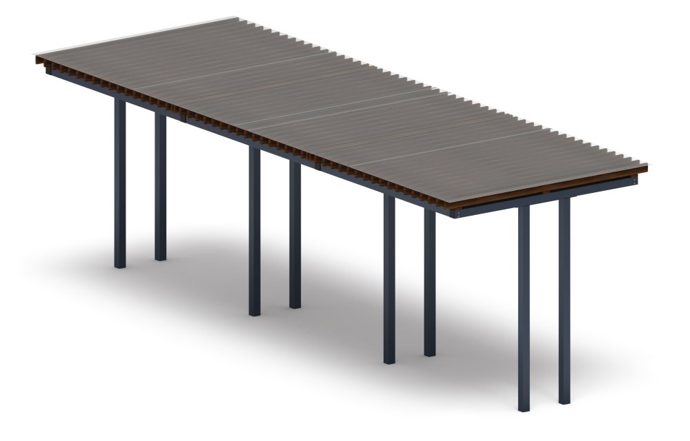 Пергола тент (прямая) - МФ 77.04.03 /с поликарбонатом/