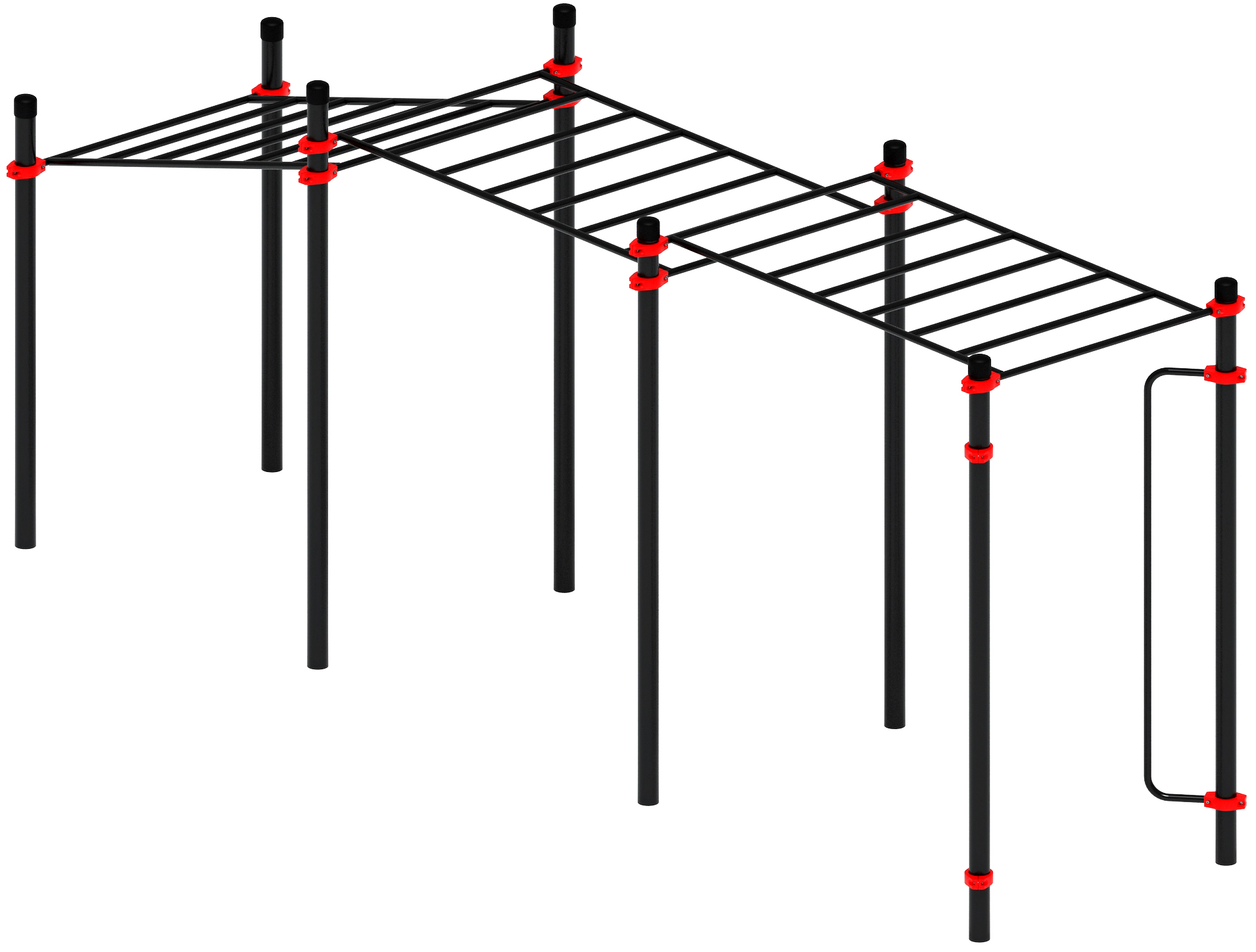 Воркаут ЛОВ 108 красный ВТ 102.11-01