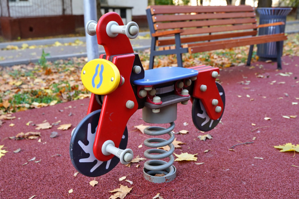 Качалка на пружине "Мотоцикл" КА-1.10