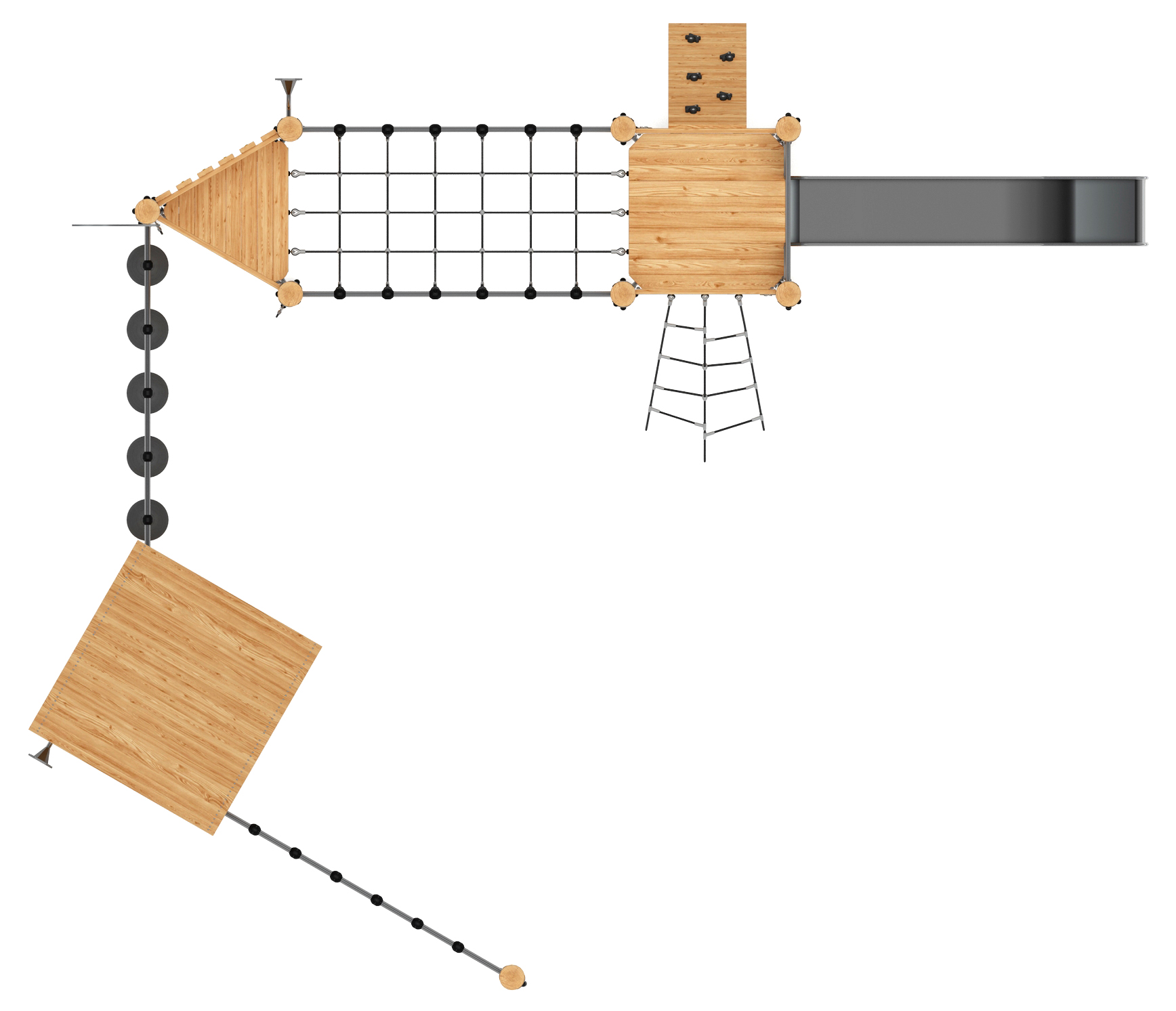 Игровой комплекс (лиственница) ДИК 2.24.02-Л