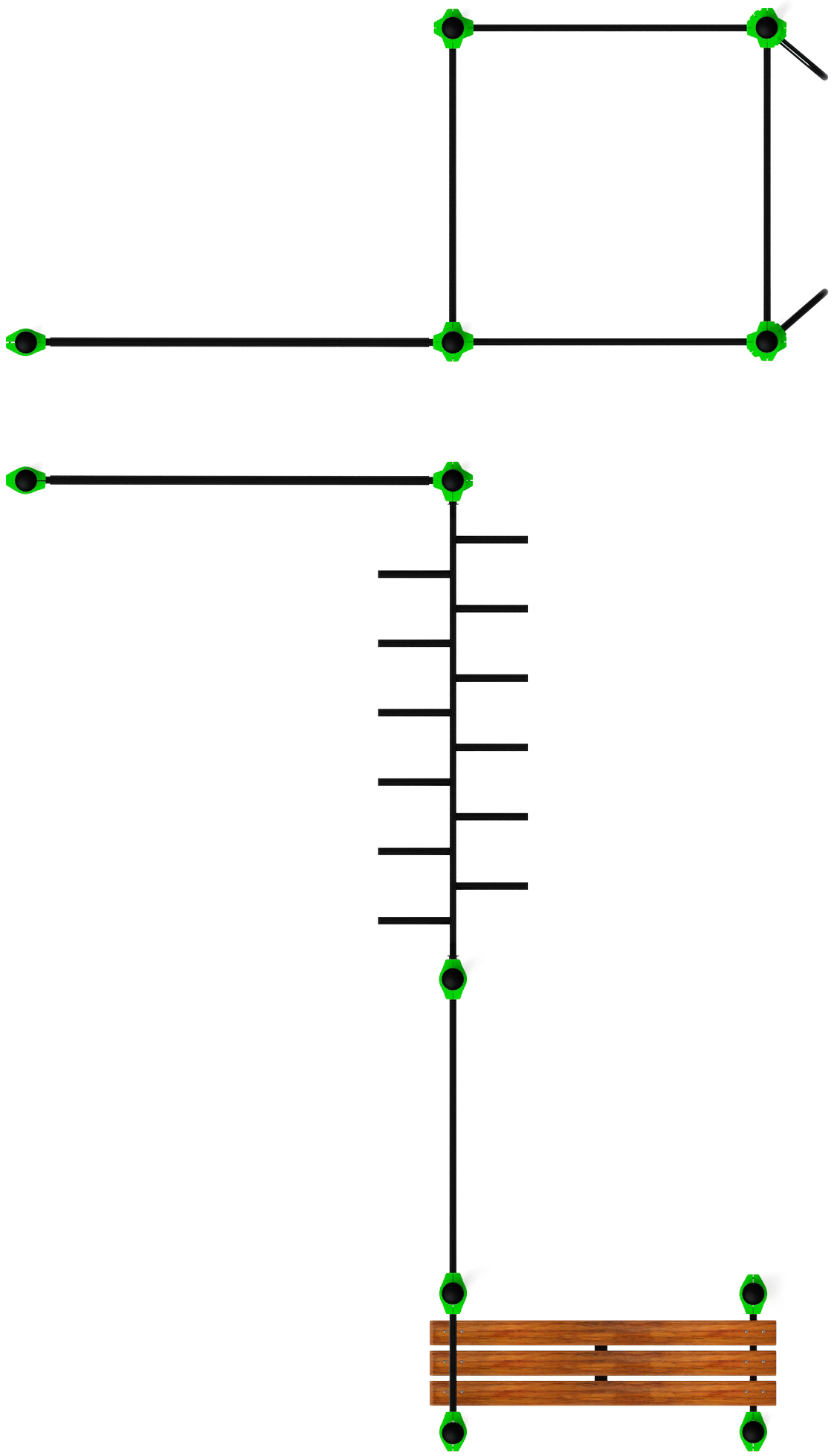 Воркаут ЛОВ 108 зеленый ВТ 102.14-02