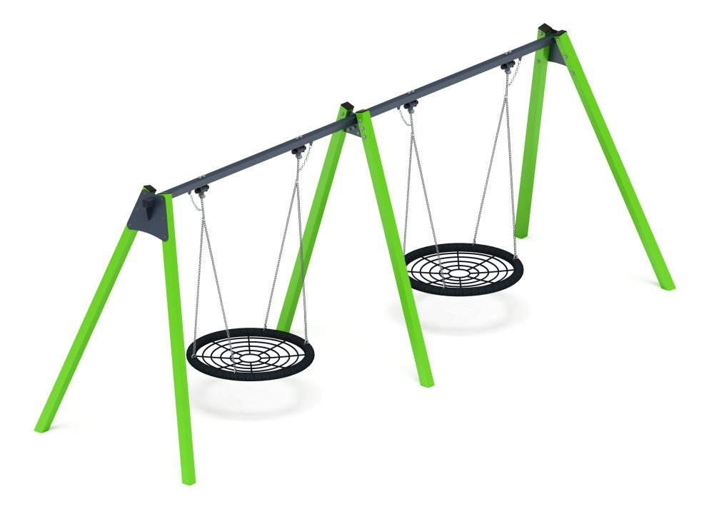 Качели-гнездо М2 (зеленый)  - ИО 12.М.05.05.01-02