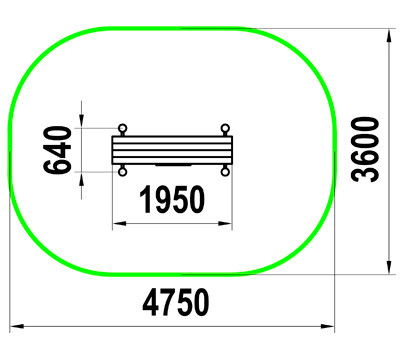Лавка для наклонов ГТО W-04-010