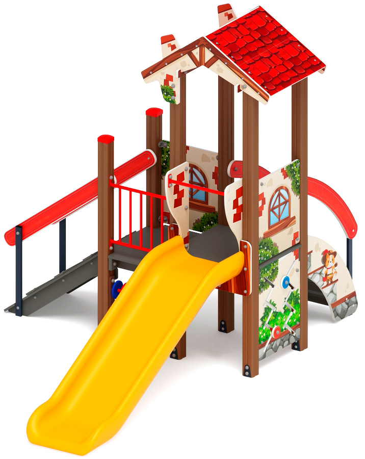 В гостях у сказки  горка пластиковая  Н 900 ДИК 1.05.01-23