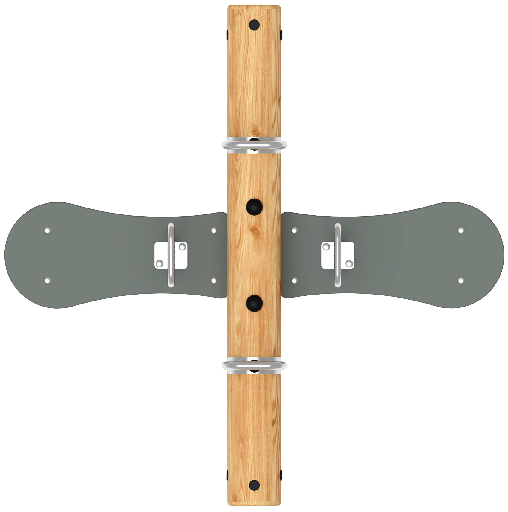 Качалка-балансир на двух пружинах (Лиственница) ИО 23.24.01-Л