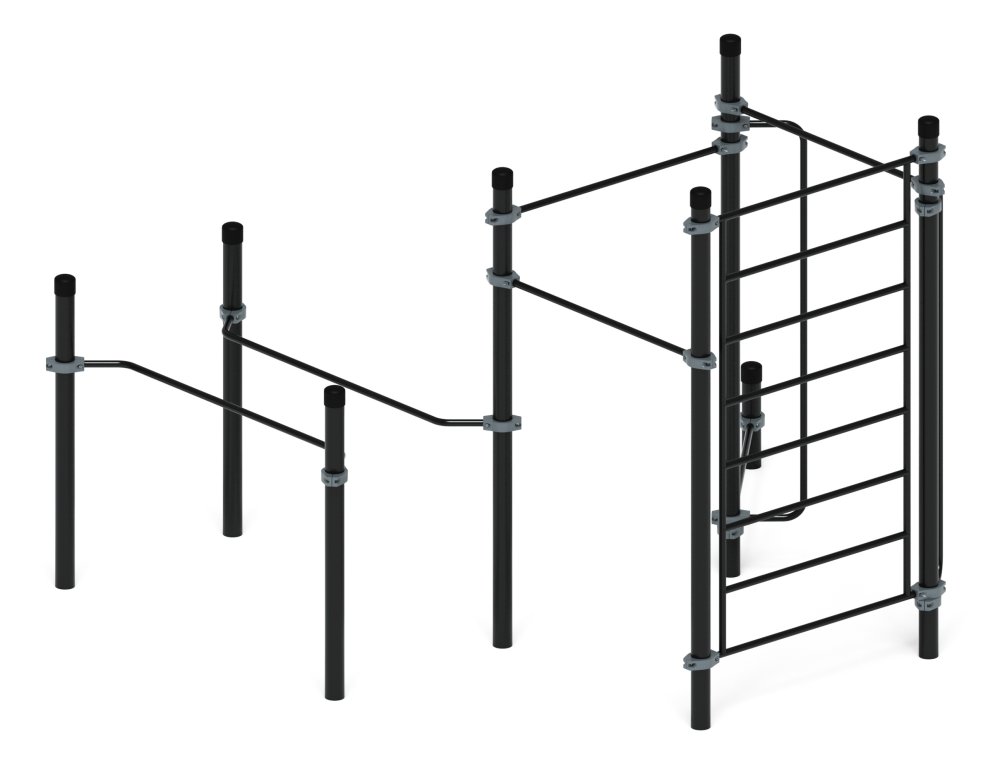 Воркаут ЛОВ 89 серый ВТ 101.15-03