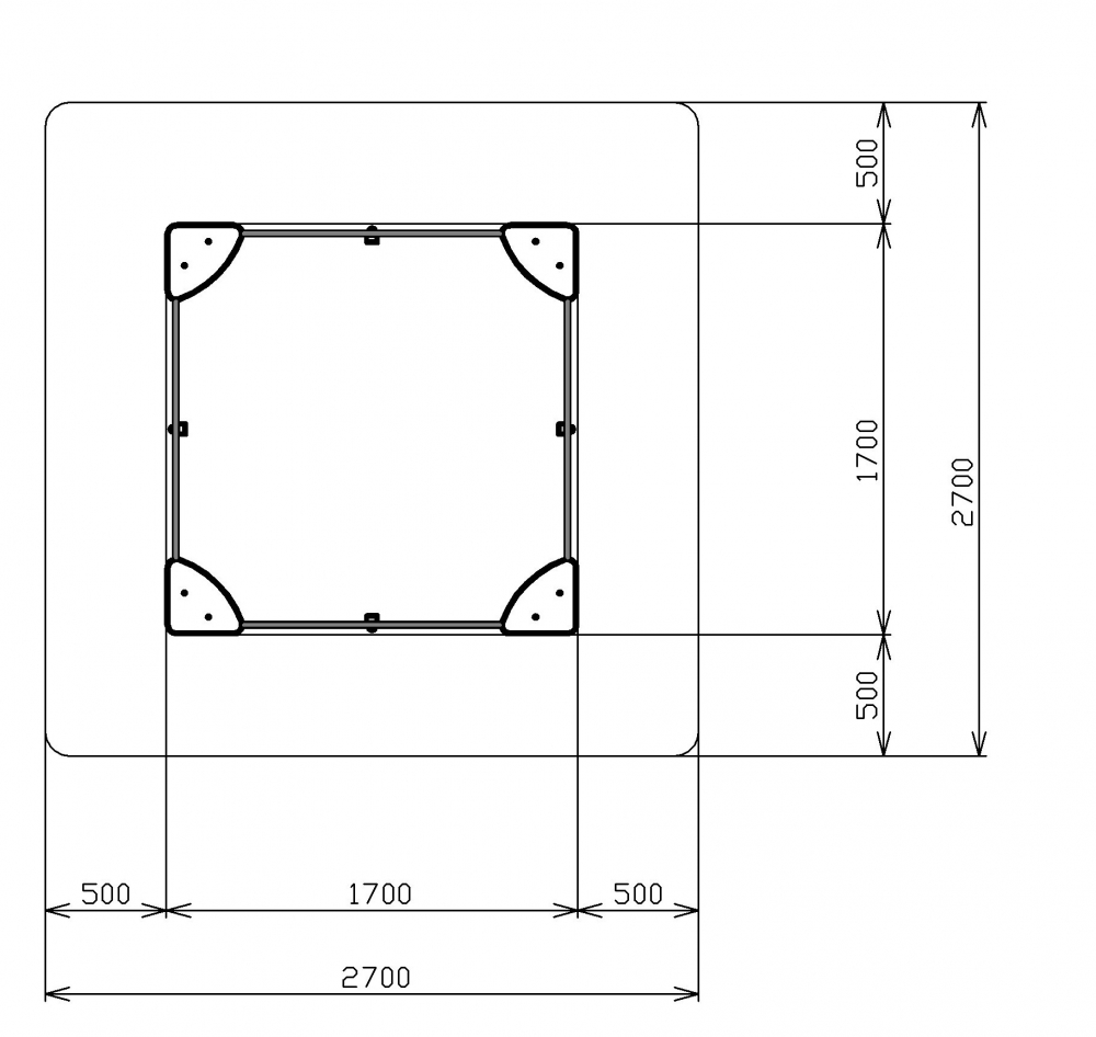 Песочница средняя (Ракушки) - ИО 5.01.02-01