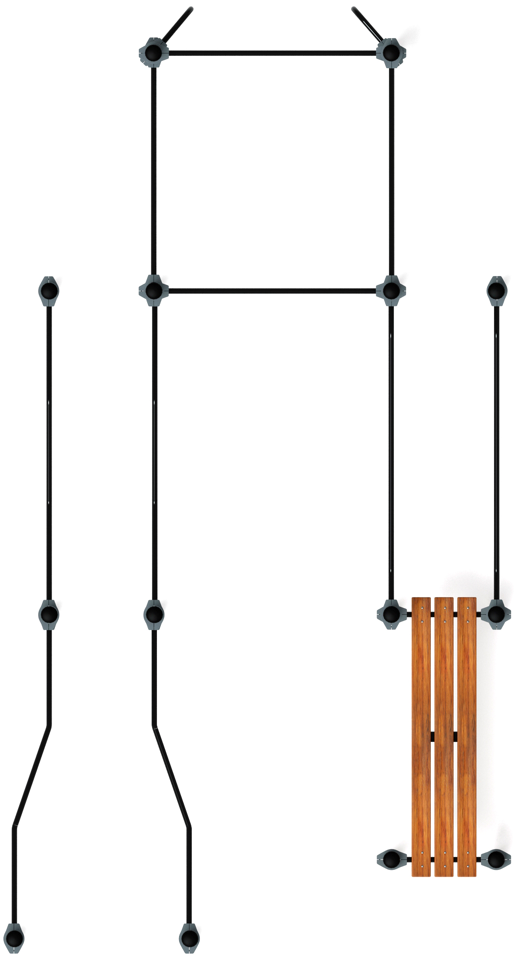 Воркаут ЛОВ 108 серый ВТ 102.13-03