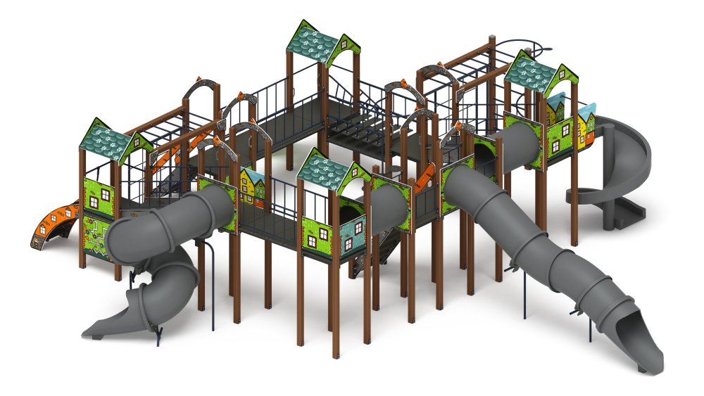 Остров детства (Город) - ДИК 2.01.8.02-31 - Игровой комплекс H=2000