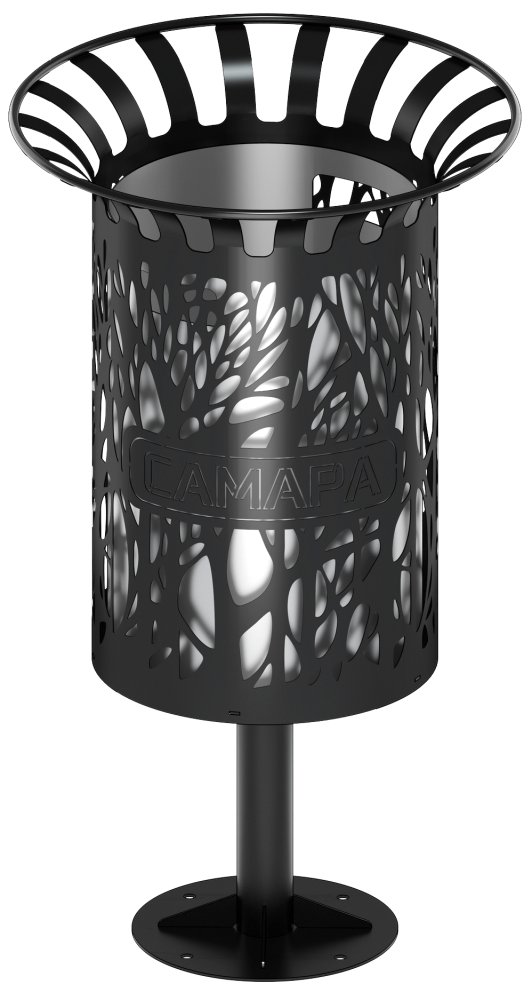 Урна (с баком) (под анкера) МФ 50.04.01-02.А.Логотип