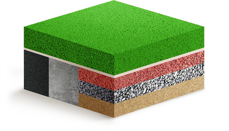 Покрытие из каучуковой крошки Sport Select