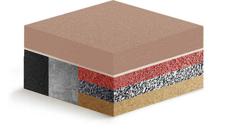 Покрытие из каучуковой крошки Kids Select бежевое