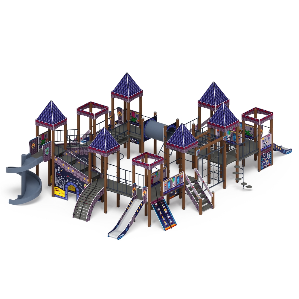 Замок (Пиксель) - ДИК 2.18.12-03 - Игровой комплекс H=900 H=1200 H=2000