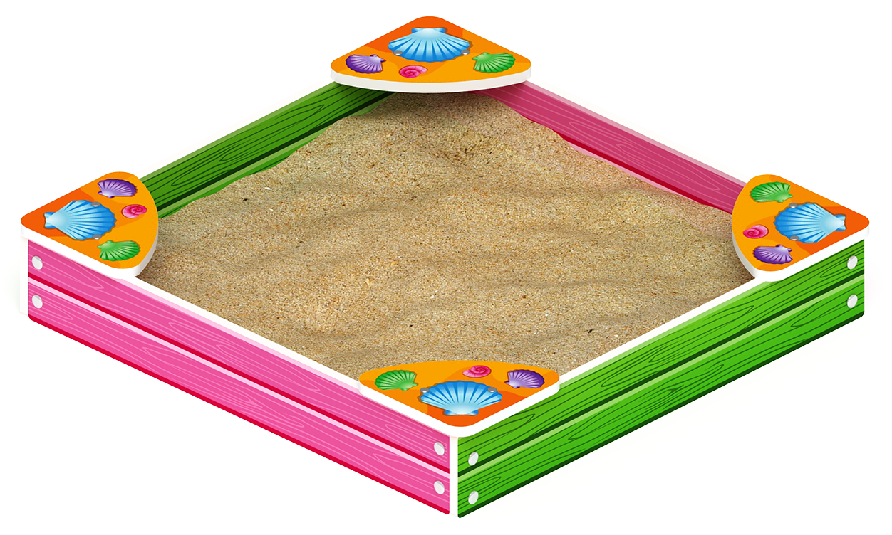 Песочница средняя Лукоморье (Ракушки) - ИО 5.25.01-01