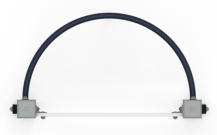 Стенка для лазанья тип 2 - СО 1.20.05-02 (синий принт)