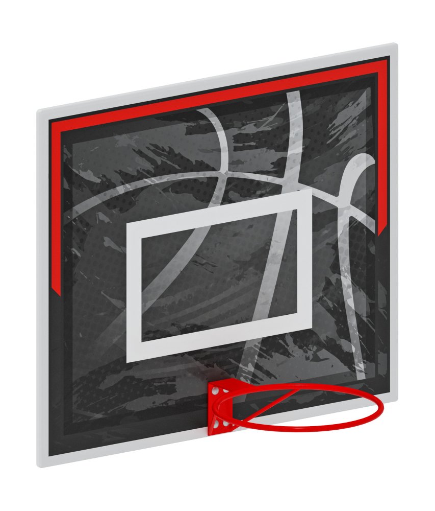 Щит баскетбольный (Черно-белый) - СО 2.70.01-02