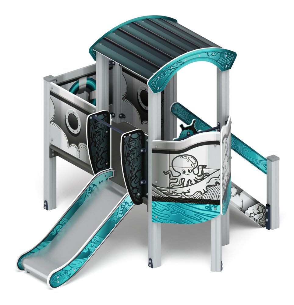 Катерок (Лагуна) - ДИК 1.03.3.01-12 - Игровой комплекс H=750