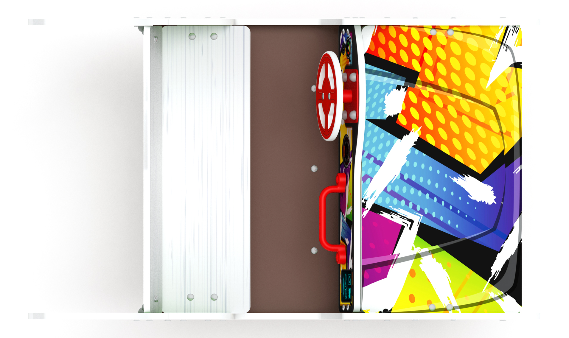 Кабриолет - Качалка на пружине двухместная машинка - ИО 23.03.02-02