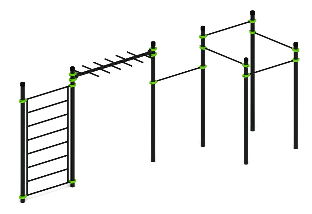 Воркаут 108 зеленый ВТ 12.22-02