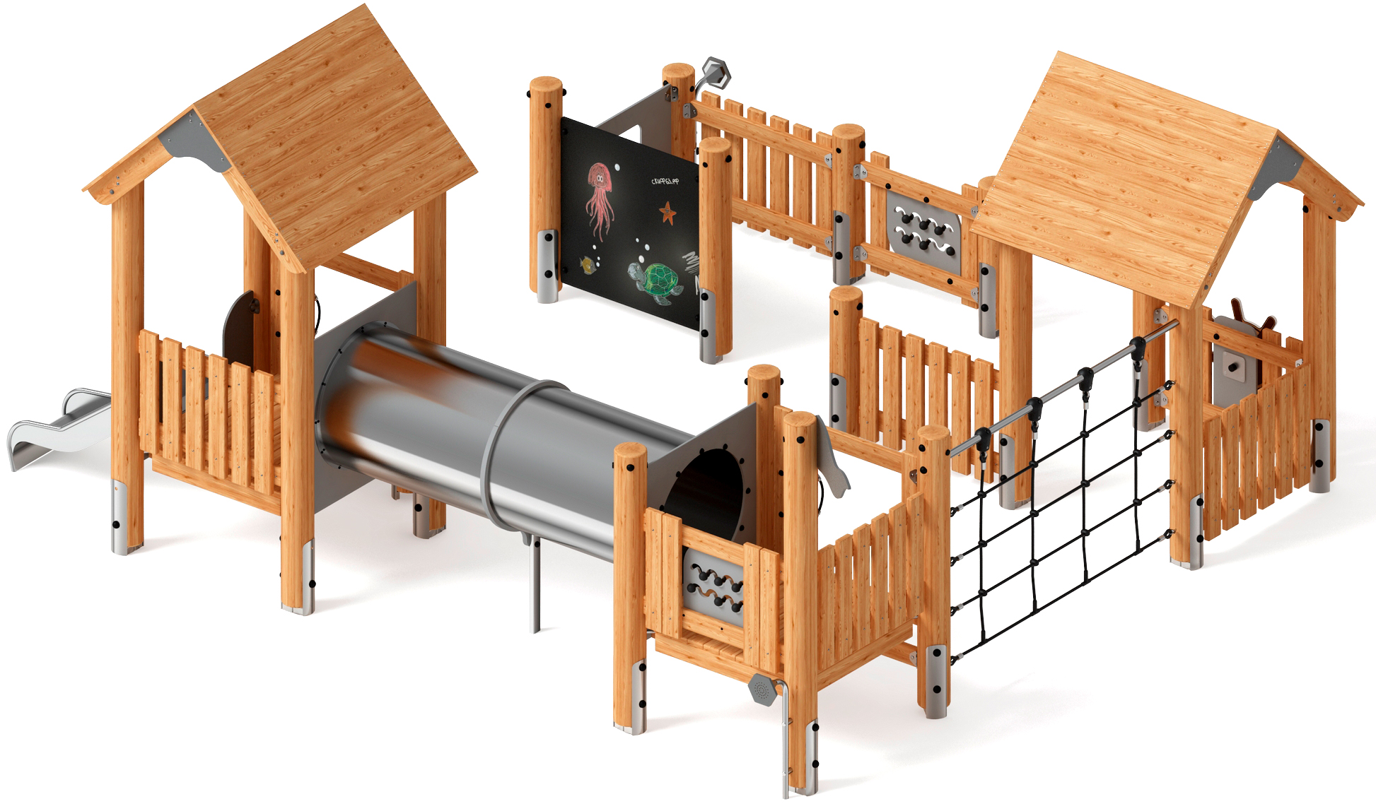 Игровой комплекс (лиственница) ДИК 1.24.02-Л