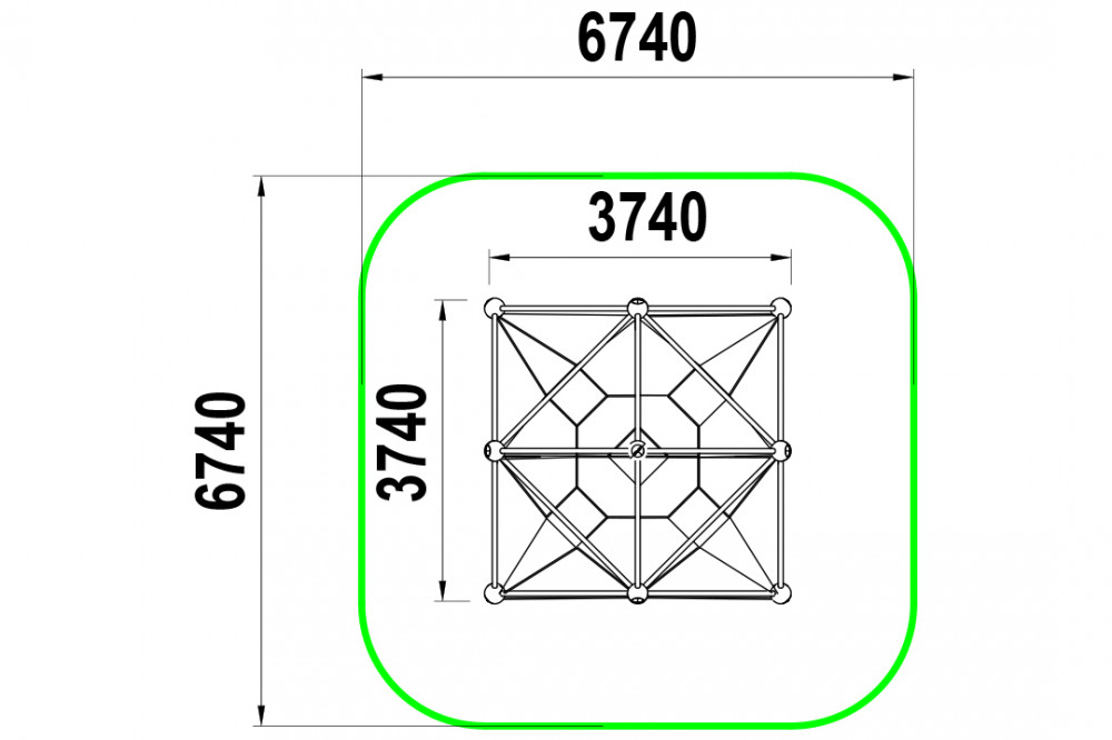 Фигура для лазания "Галактика 2" СП-1.95
