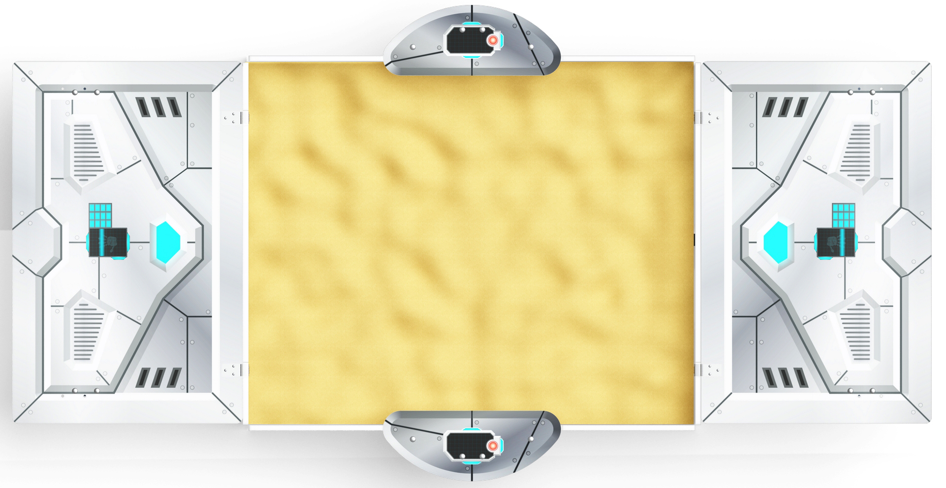 Песочница с крышкой средняя (Техно) - ИО 5.01.11-09