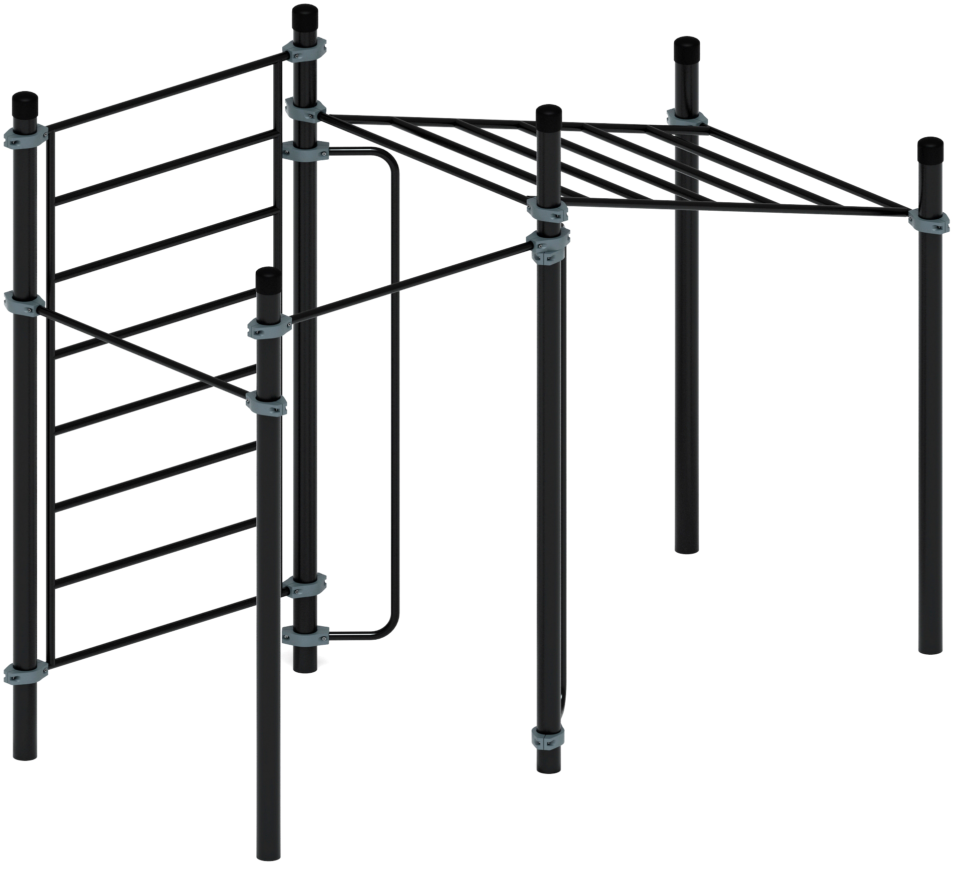 Воркаут ЛОВ 108 серый ВТ 102.12-03