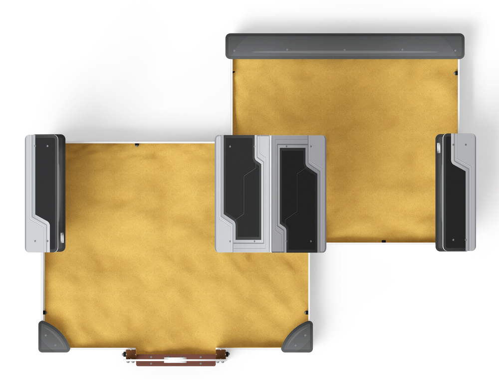 Песочный дворик двойной большой с навесом Домик (Техно) - ИО 6.01.03-04