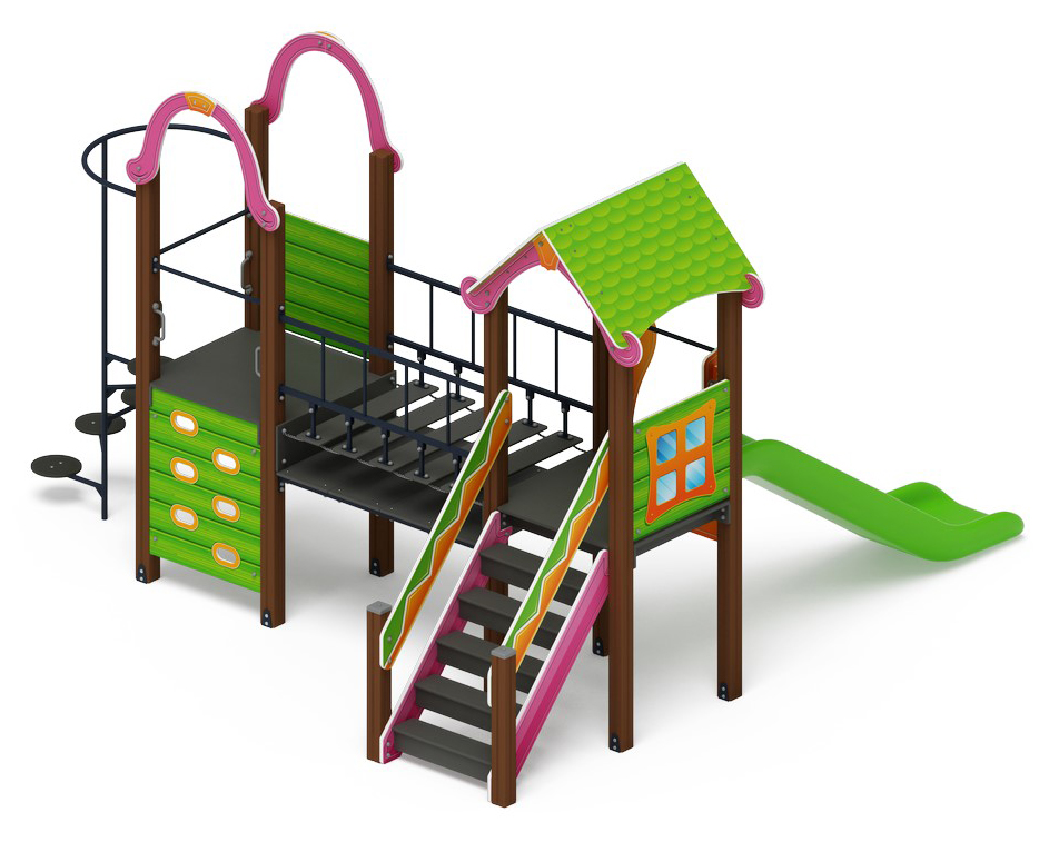 Лукоморье - ДИК 2.25.10-01 - Игровой комплекс H=1200