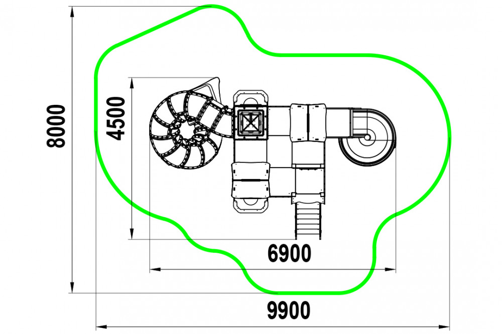 Игровой комплекс "Сказочный Замок" ИКС-1.86