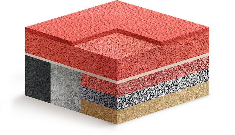 Покрытие из резиновой крошки Hard