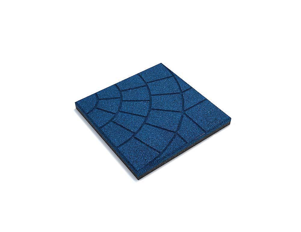 Резиновая плитка 350х350х30 мм "Паутинка"