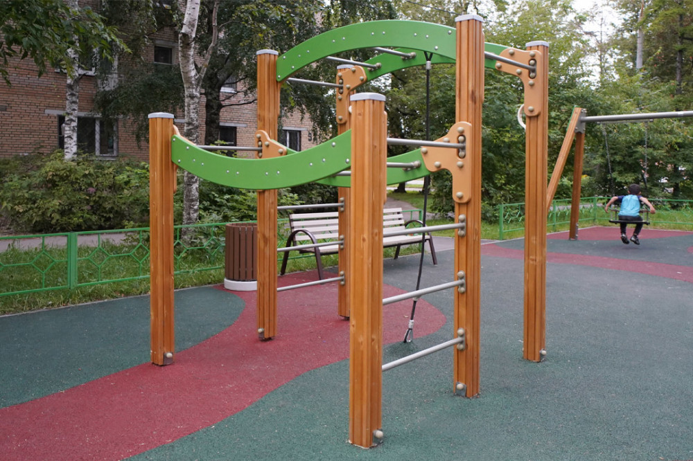 Рукоход двойной "Лесенка" РУ-1.1