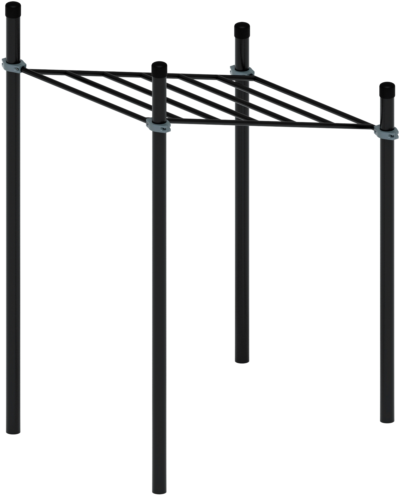 Воркаут ЛОВ 108 серый ВТ 102.07-03