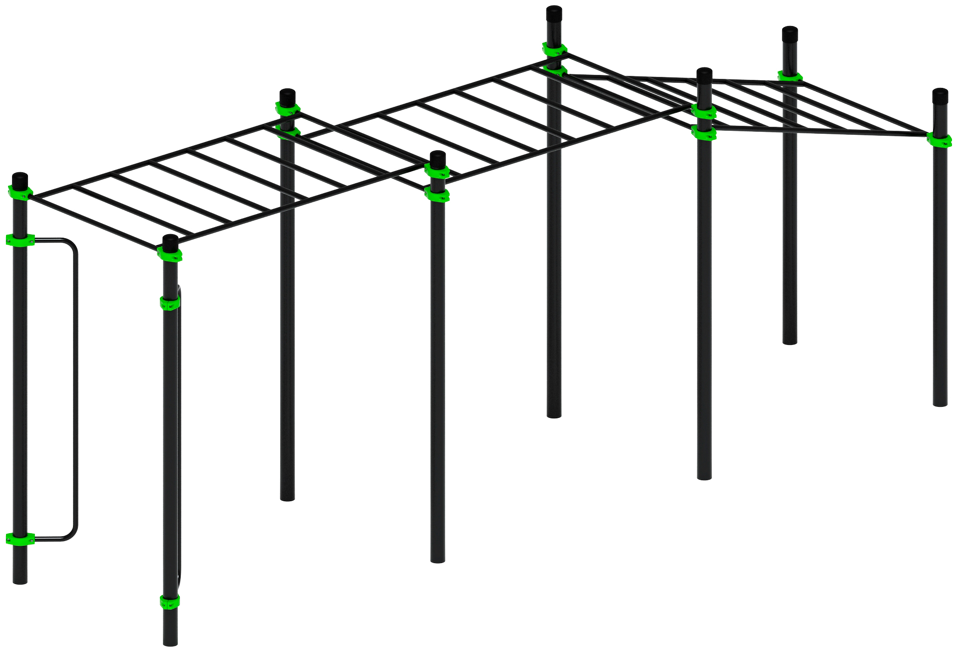 Воркаут ЛОВ 89 зеленый ВТ 101.11-02