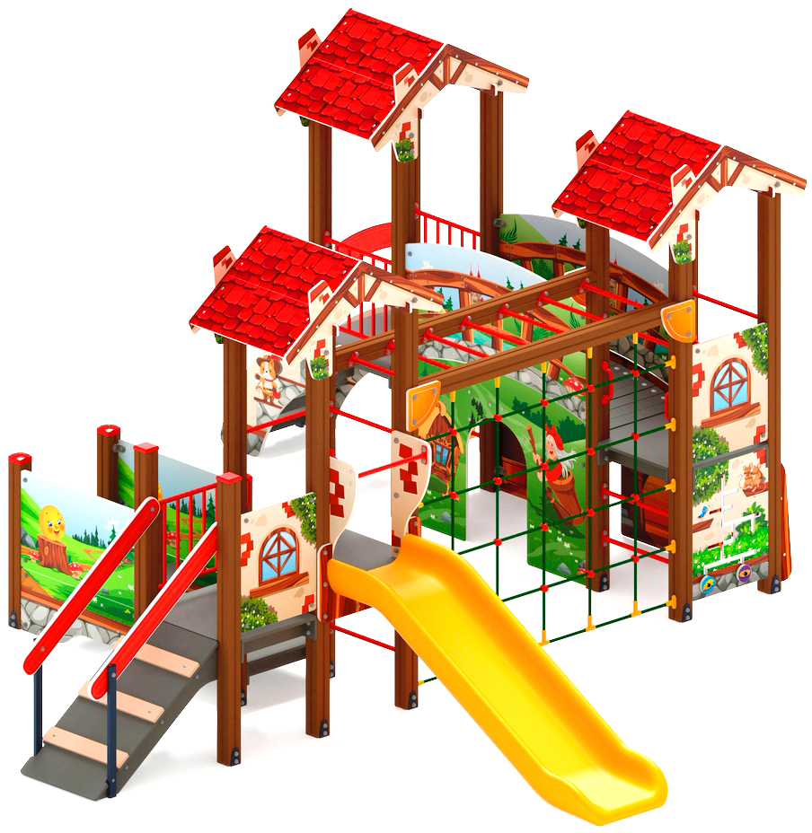 В гостях у сказки горка пластиковая Н 900 ДИК 1.05.01-27