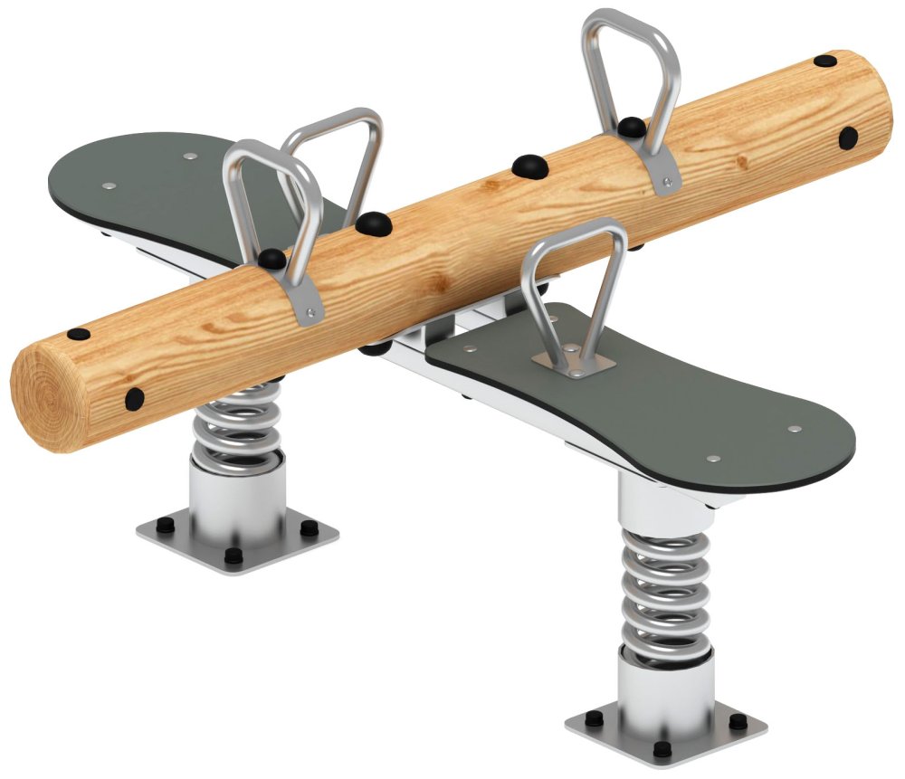 Качалка-балансир на двух пружинах (Лиственница) ИО 23.24.01-Л