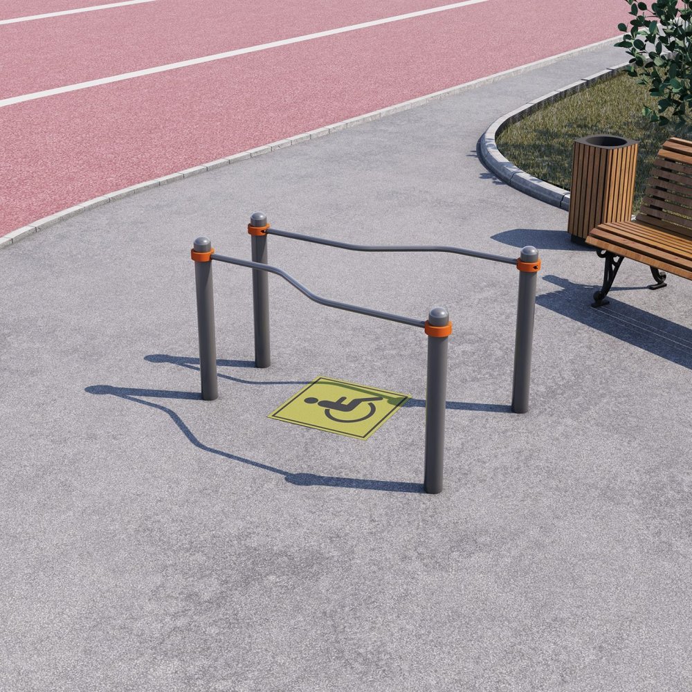 Брусья изогнутые СВС-118