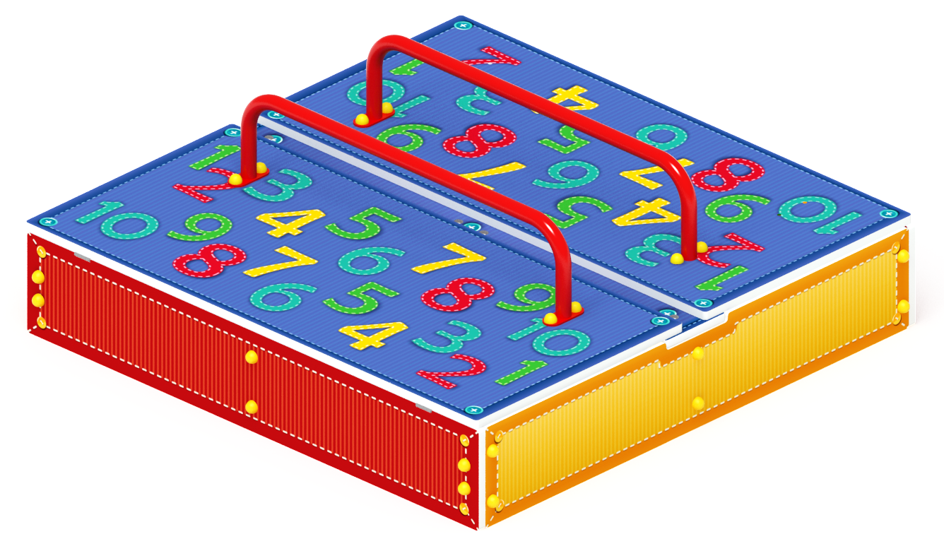 Песочница с крышкой средняя (Арифметика) - ИО 5.01.11-03