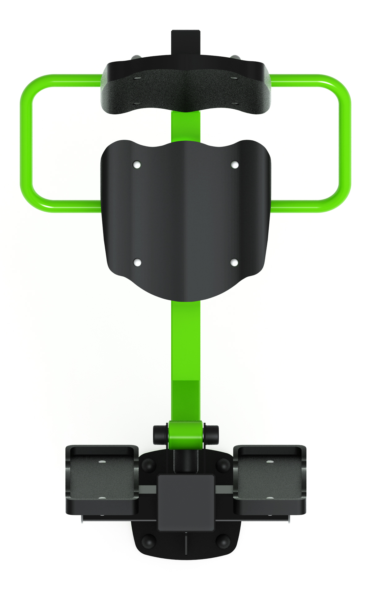 Жим ногами (зеленый) - Уличный тренажер - СТ 011-12