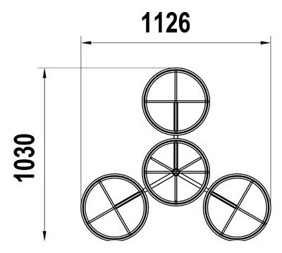 Цветочница кашпо ЦК-1.3