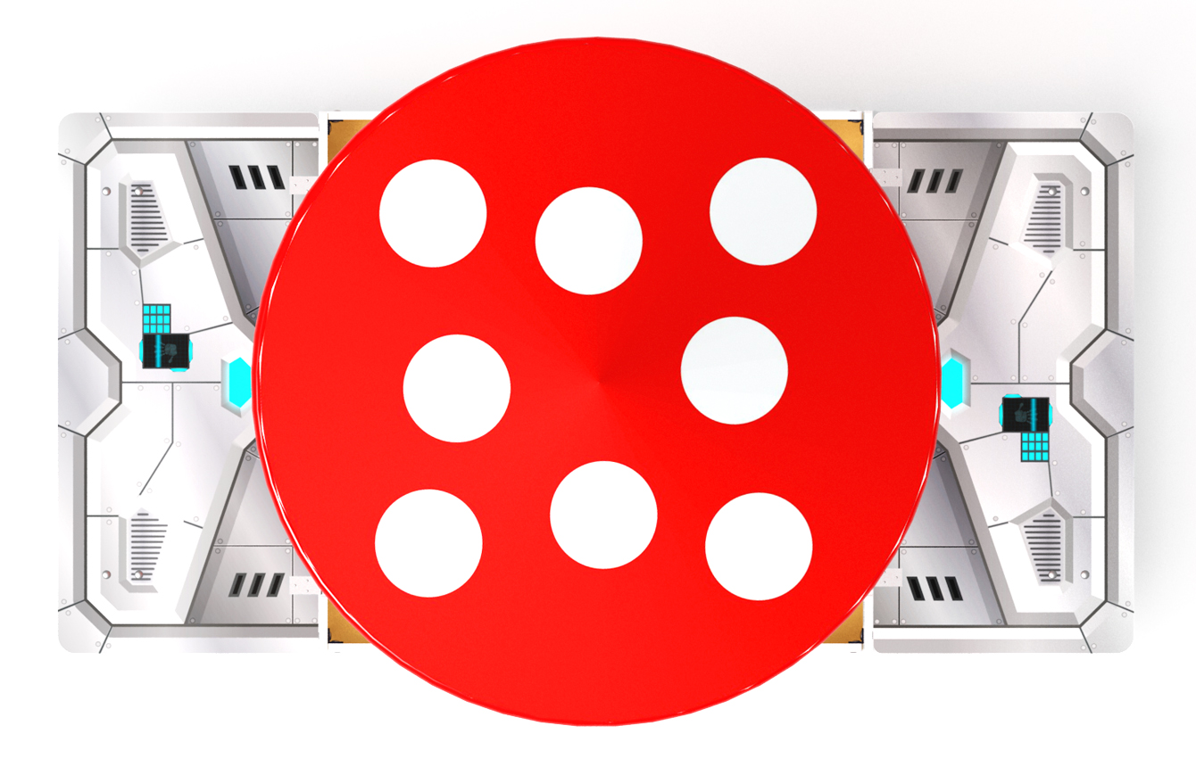 Песочница с крышкой средняя и навесом Грибок (Техно) - ИО 5.01.10-10