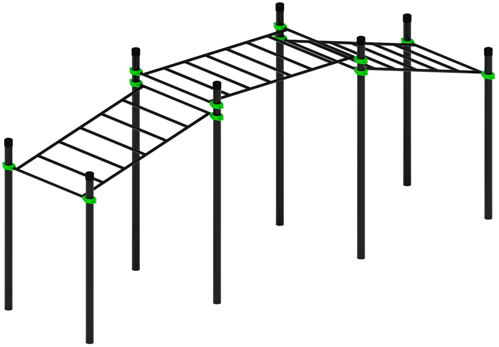 Воркаут ЛОВ 108 зеленый ВТ 102.22-02
