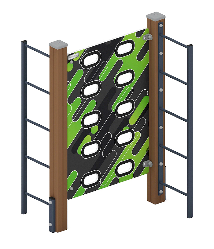 Стенка для лазанья тип 1 - СО 1.20.04-01 (зеленый принт)