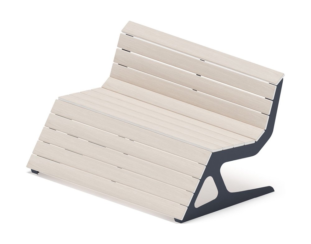 Скамья - МФ 42.02.05-11 (Беленый дуб) Д:1500  (под анкера)