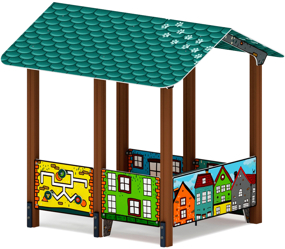 Домик большой 2 (Город) МФ 10.01.08-01