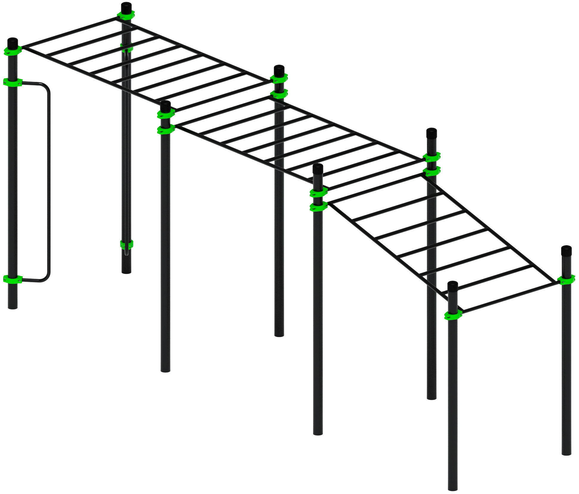 Воркаут ЛОВ 89 зеленый ВТ 101.11-02