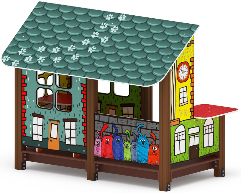 Домик с часами (Город) - МФ 10.01.09-03