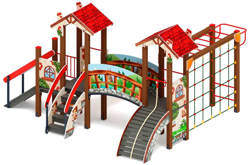 В гостях у сказки горка пластиковая Н 900 ДИК 1.05.01-26